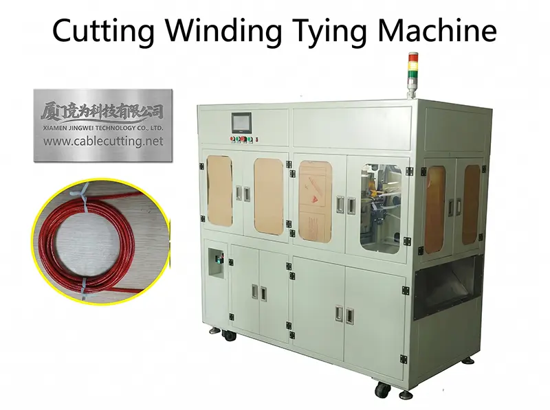 Automatische staalkabel snij-, wikkel- en bindmachine WPM-CRT-02M