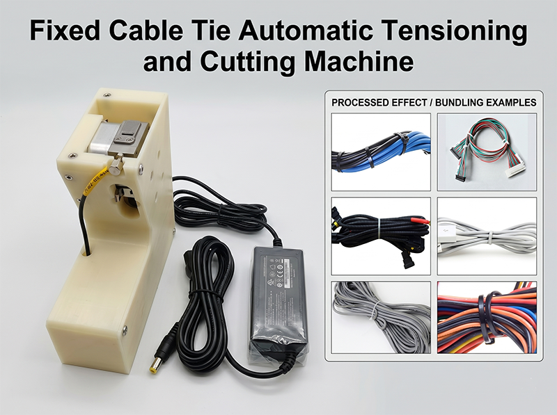 Vaste kabelbinder automatische span- en snijmachine (inductieve trigger) JW-SLQ