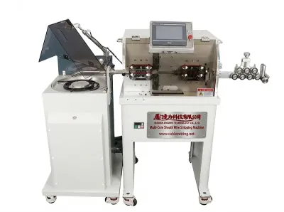 Volautomatische Meeraderige Mantel Draadverwerker WPM-680 - Draadknip- en Stripmachine