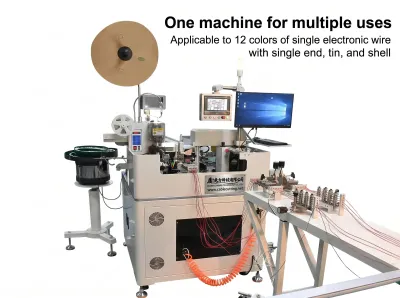 Volautomatische Multi-Draad Plug Assemblage Machine WPM-DPW12