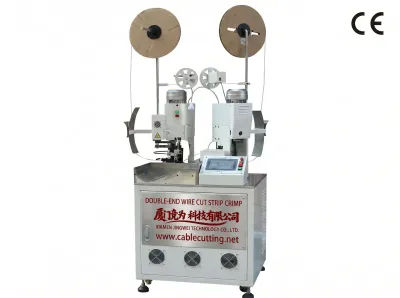 Automatische Draad Knip-, Strip- en Krimpmachine (Dubbelzijdig) - Wire Cut Strip Crimp Machine