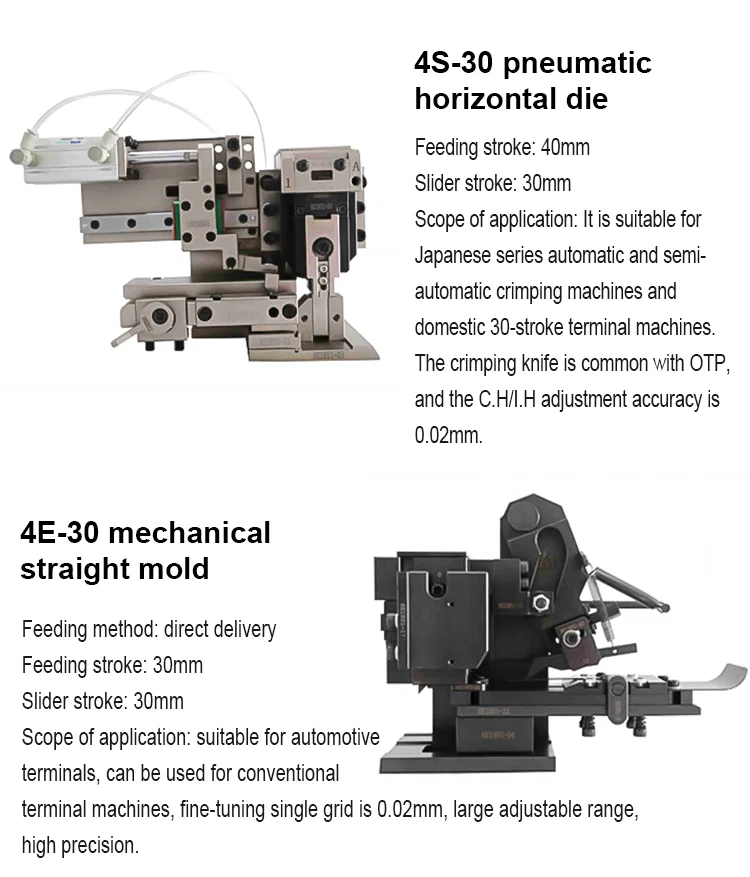 OTP-terminalmachinevorm, horizontale modus U-vormige mal, enkelkorrelige mal