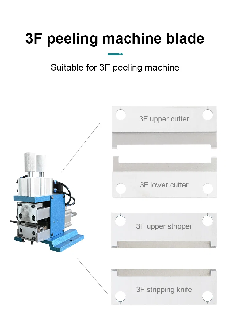  Speciaal duurzaam mes, 3F-kabelkern draadstrippen pneumatisch machineblad 