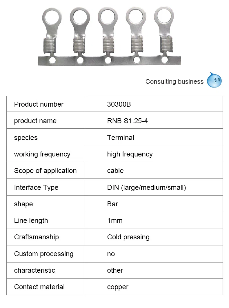 Koperen niet-isolerende schedevorkklemmen, messing nikkelstaal spadeconnector PH VH JST-klem, koperen aansluiting
