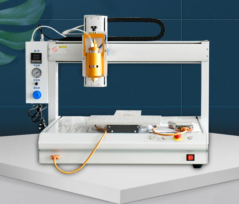 Vaste lijm hotmelt doseerrobot hoogwaardige desktop 551 lijm dispenser robot, Viscositeit Hot Melt Dispensing Robot