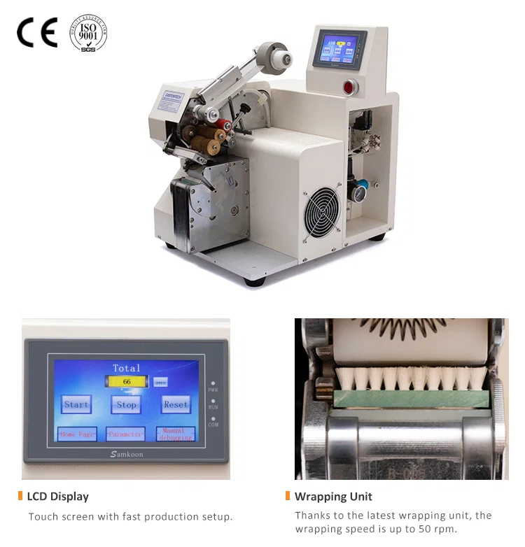 Tape verpakkende machine, draad taping machine, draad harnas taping machine