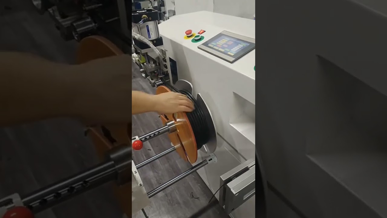 Automatic Wire Meter Counting, Traversing, Cutting, Tying & Coiling Machine