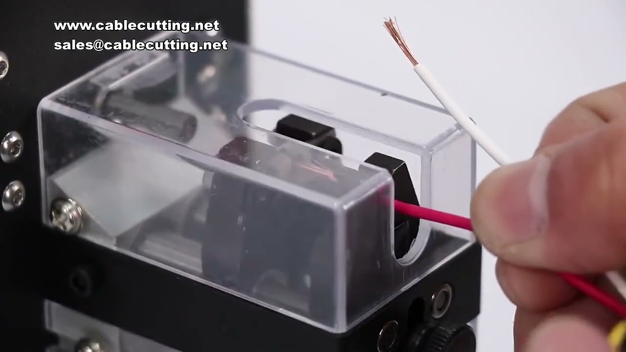 Elektrische inductie draadstripmachine voor JST-kabels 0,3-4,0mm² - Semi-automatische hoge precisie