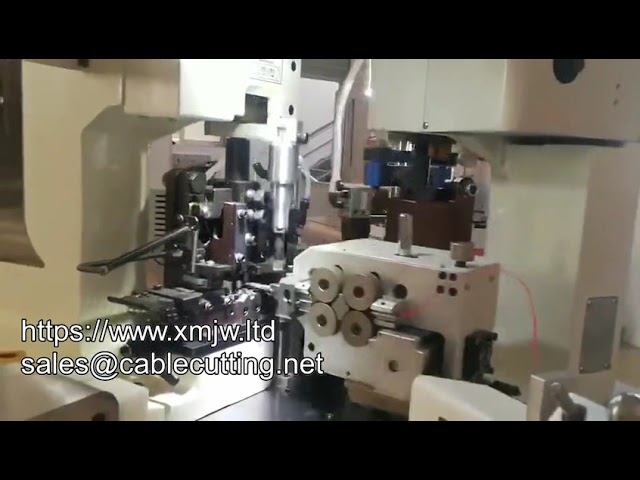 Automatische krimpmachine voor snelle en precieze kabelboomassemblage
