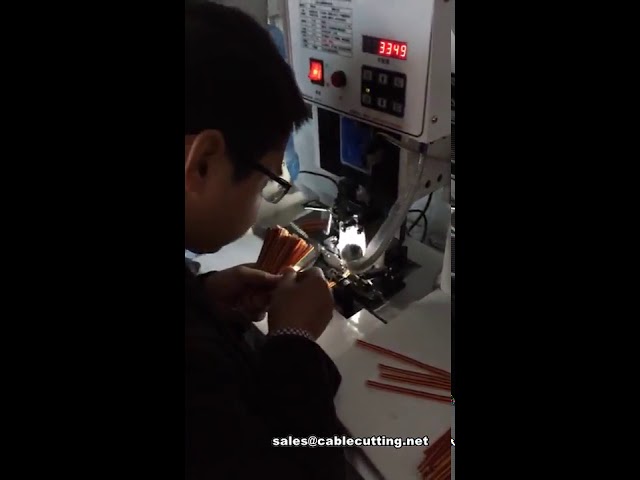 Lintkabel terminal krimpmachine | Nauwkeurige kabelkrimpmachine voor kabelbomen