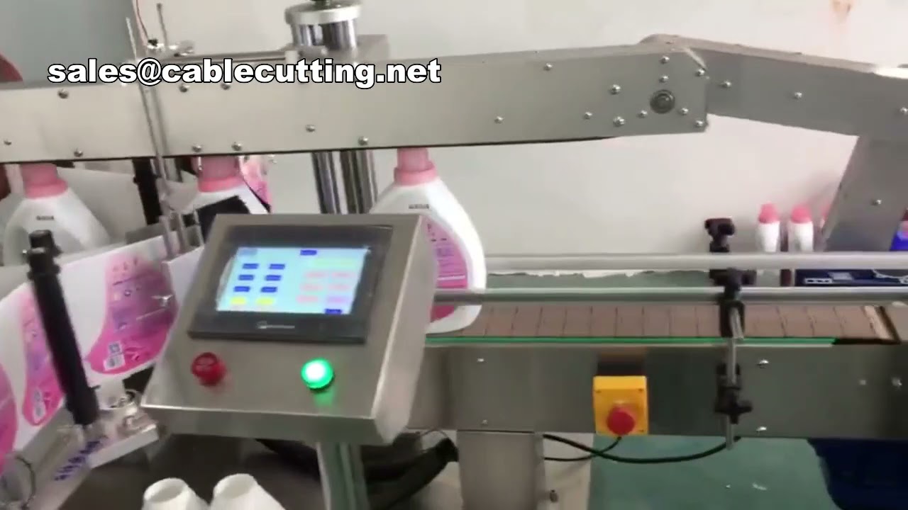 Handmatige vierkante flessenstickermachine voor aluminium blikjes - Volledig aluminium labelapparaat