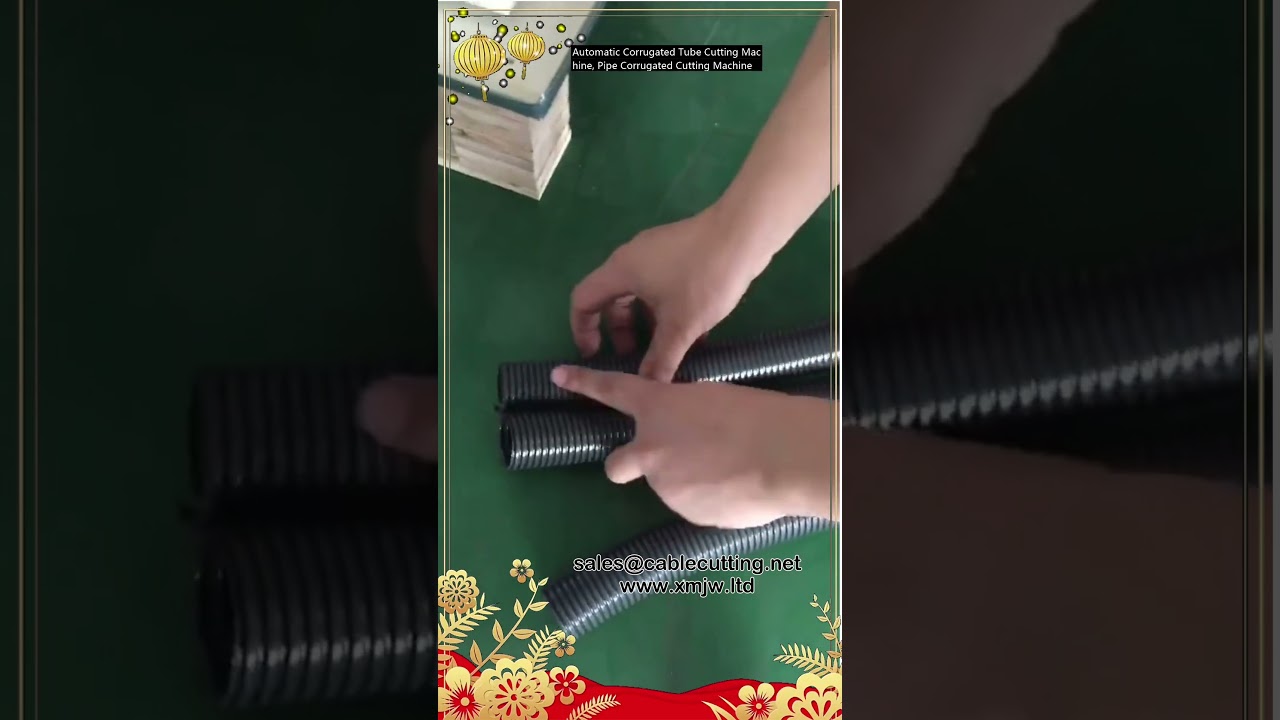 Automatic Corrugated Tube Cutting Machine | High-Speed Pipe Corrugated Cutter