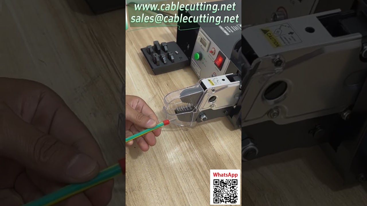 Automatische terminalkrimpmachine | Knippen, strippen en krimpen in één | Plug-and-play