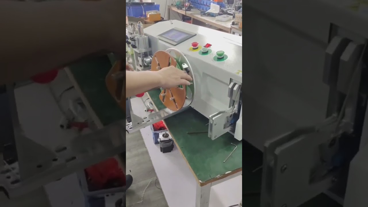 Wire & Electric Cable Meter Counting, Traversing, Cutting, Winding & Tying Machine