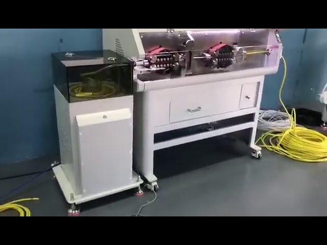 Automatische knipt- en stripmachine voor meeraderige kabels met opwinder | WPM 680 3