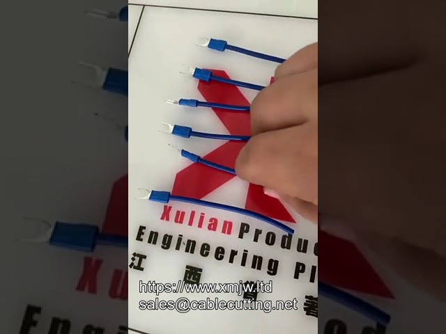 2T Automatische Trilplaat Toevoer Kabelhuls Krimpmachine – Efficiënte Verwerking van Losse Draden