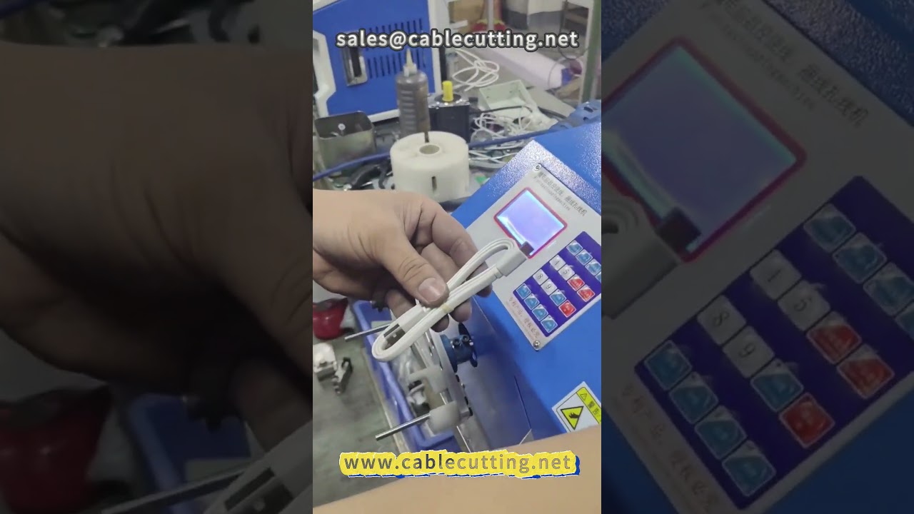 95 Silicagel Ringbinddraad Wikkelmachine voor Datakabels | Automatische Draadverwerking