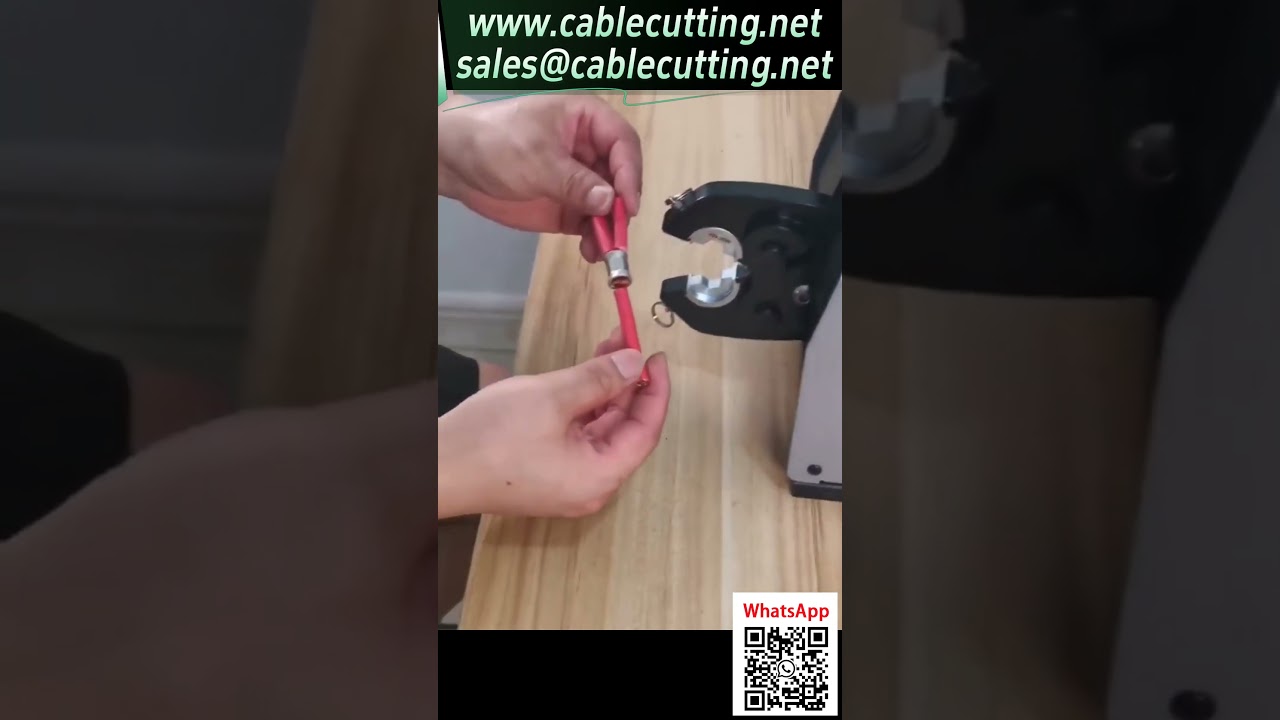 Pneumatische krimpmachine – Precisiekrimpen van zeskantige koperen kabelschoenen, punt B type optioneel #hoogwaardig gereedschap