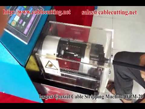 largest Coaxial Cable Stripping Machine
