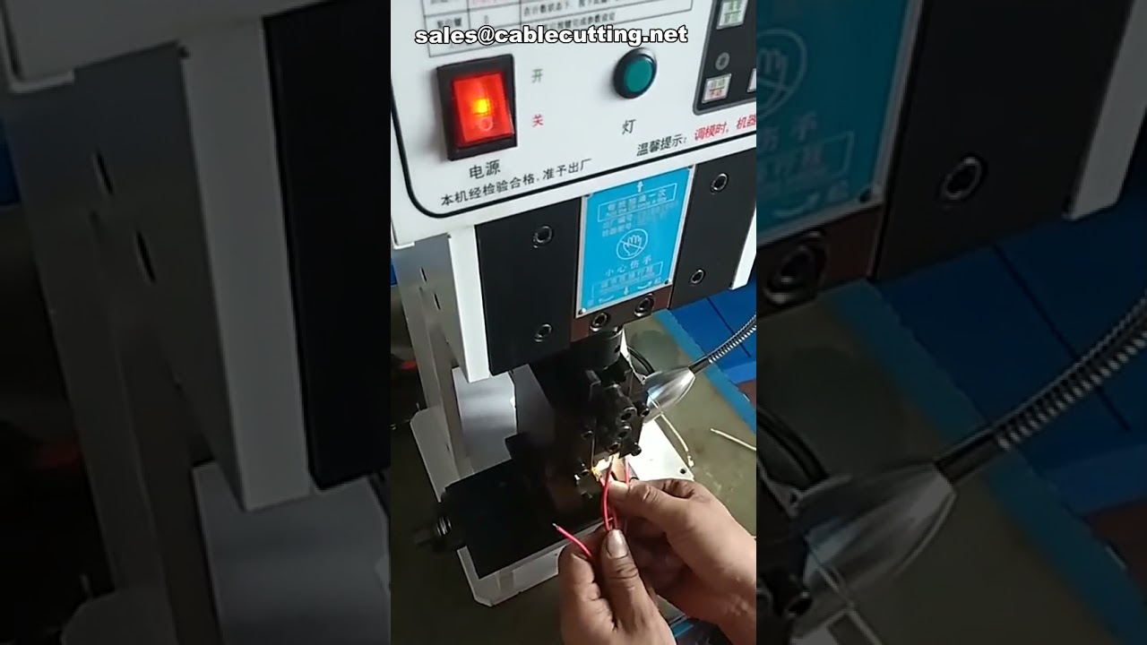 Semi-automatische terminal krimpmachine MP-4 | Efficiënte productieautomatisering