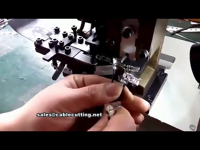 Flag Terminal Crimping Machine, wire terminal crimping machine