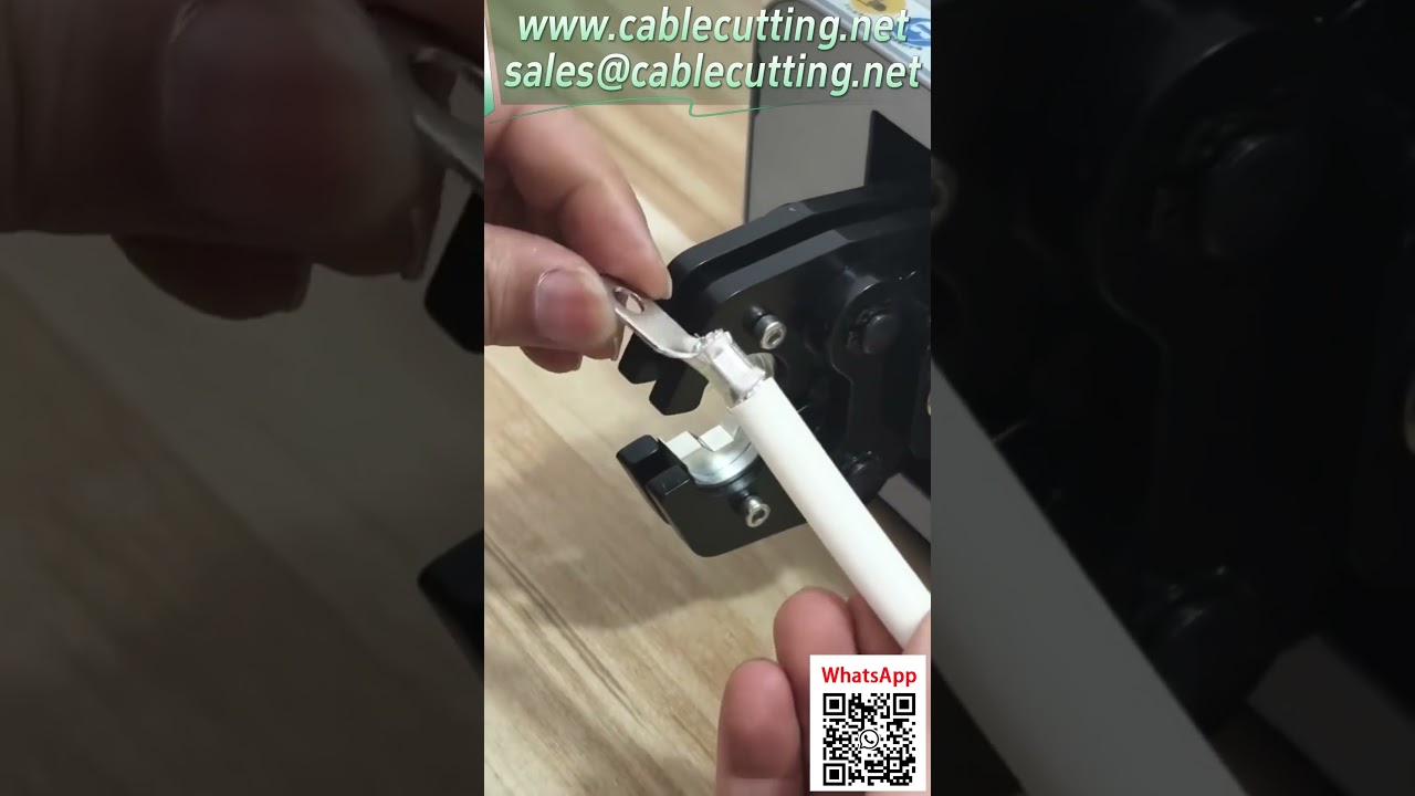 Pneumatische knijptang voor kabelverbindingen – Snel krimpen van koperen terminals tot 70 mm² – Meerdere vormen – #automatisering