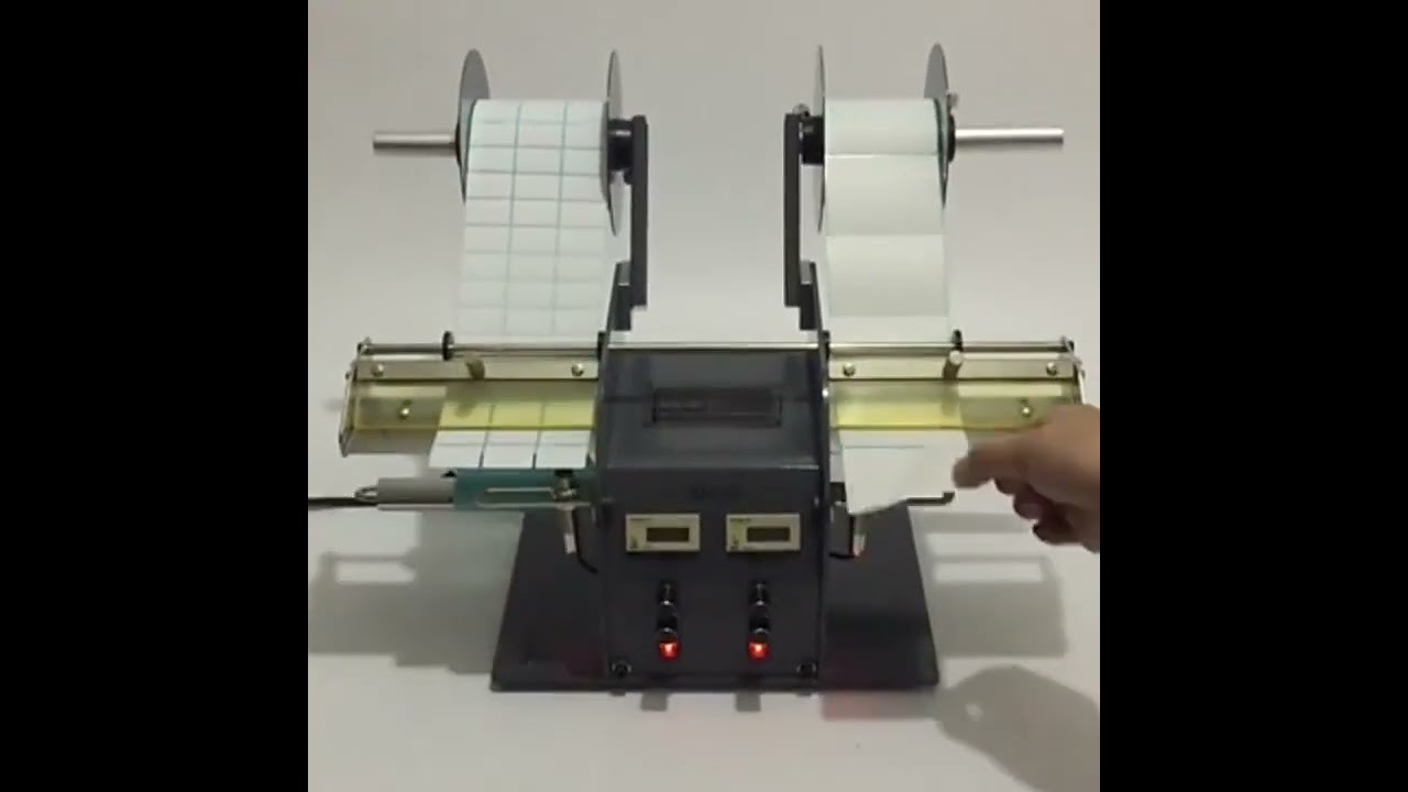Intelligent automatic labels peeling sticker cutting machine for Thermal paper, separated