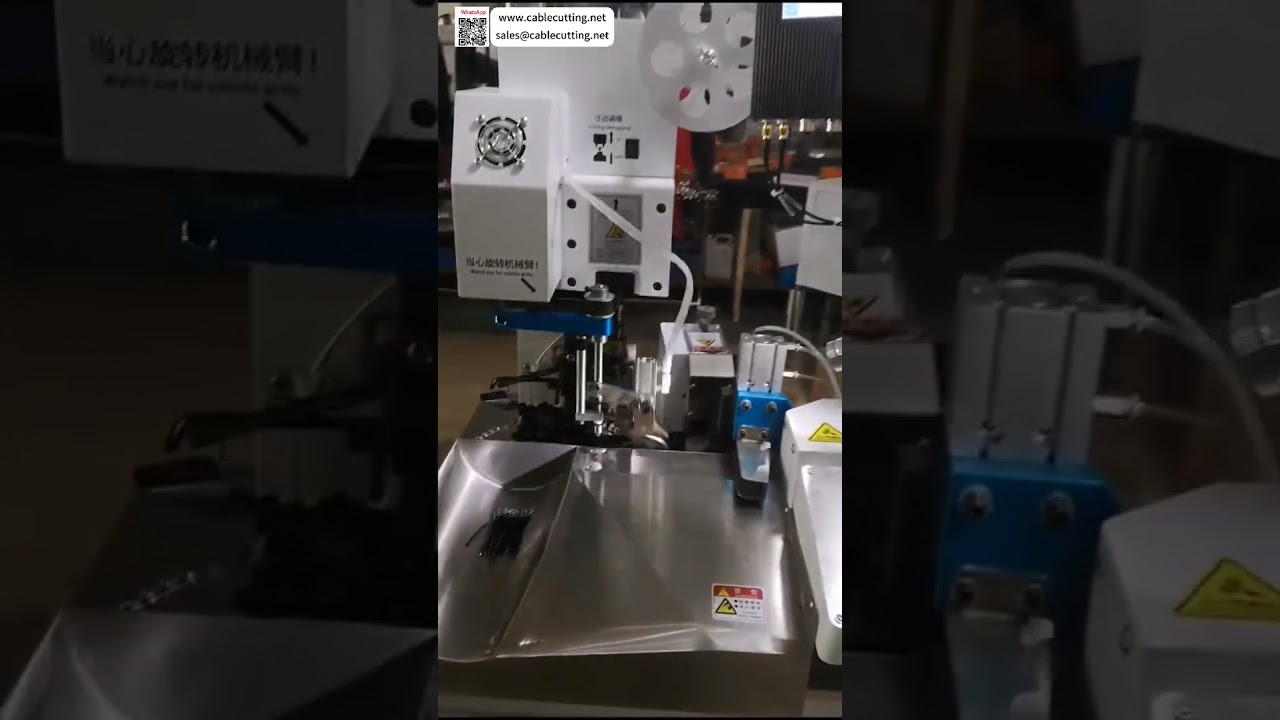 Alicate de crimpagem automático de terminais com cabeça dupla e monitor de pressão CFM para cabos...