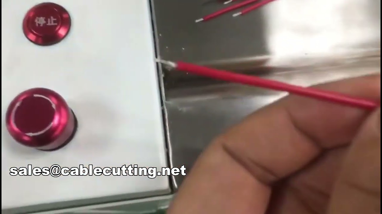 Automatische draadknippen, strippen en vertinnen machine WPM-SZ-02
