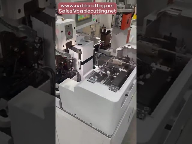 Fully Automatic Wire Stripping and Crimping Machine for Five Wires