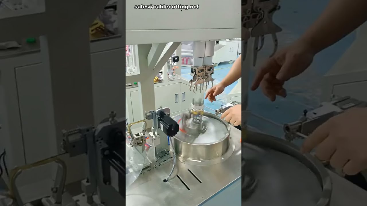 Automatische draadwikkelmachine - Ronde enkele bindmachine voor spoelen (min. 45 mm binnendiameter) #fabriek #machine