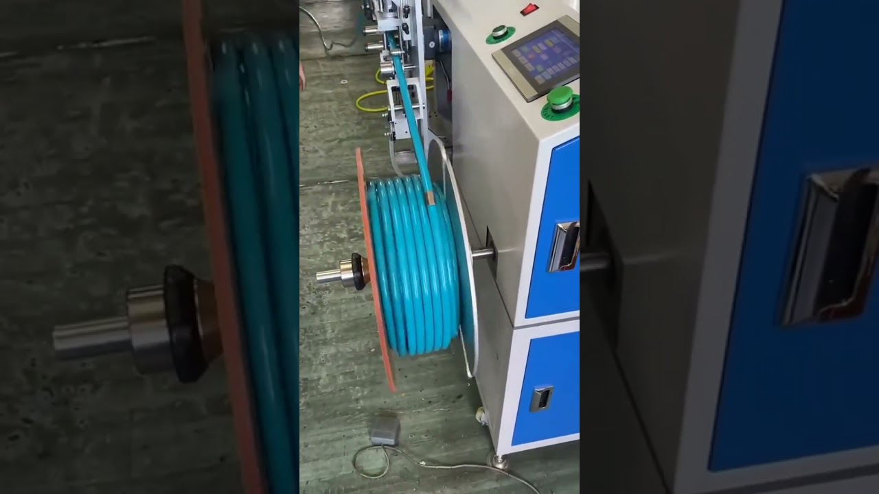 Alles-in-één machine: automatisch meters tellen, sorteren, knippen, buiswikkelen en oprollen (1-16 mm)