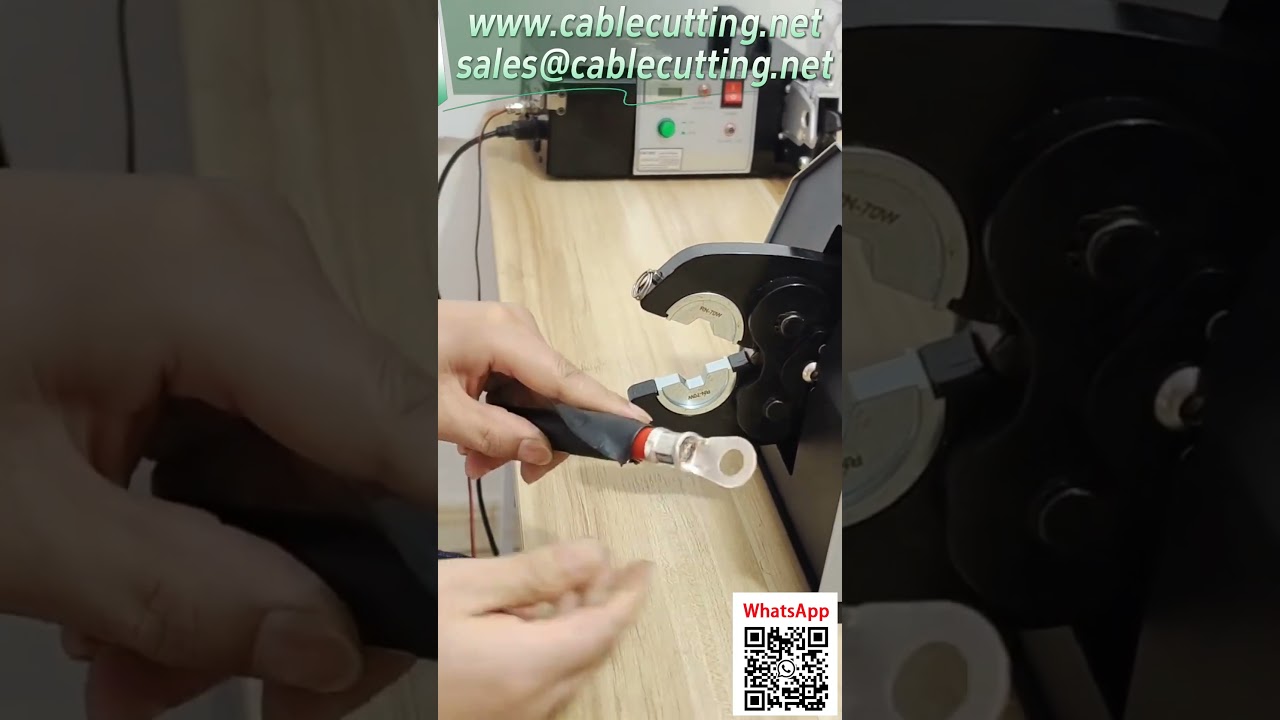 Hydraulic Terminal Crimping Tool for 120mm² 300A Copper Lugs