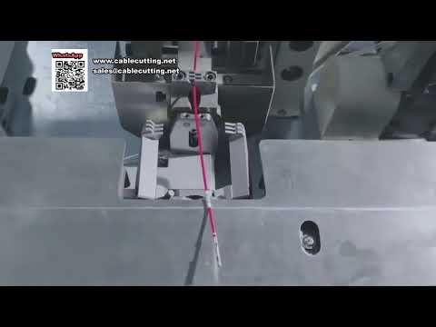 Automatische dubbele-kop terminalkrimpmachine met nummerbuis-insertie voor efficiënte kabelboomassemblage