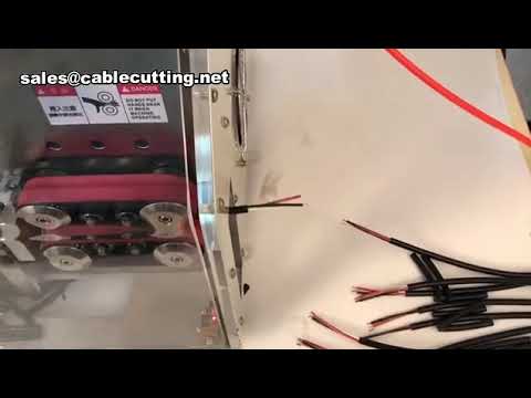 Voordelige kabelstrip- en snijmachine voor omhulde kabels tot 5 aders
