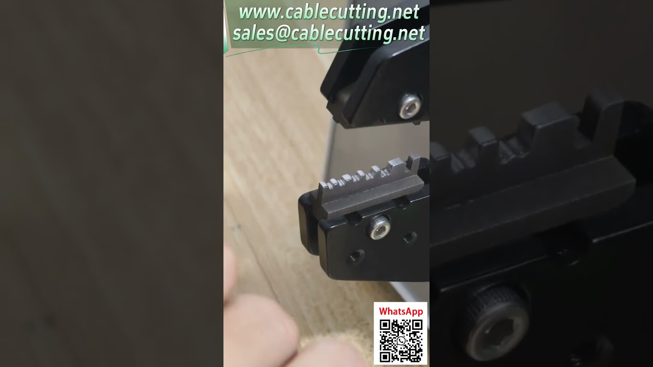 Elektrische krimpmachine - Test van luchtvaartstekkerkrimping #gereedschap #automatisering