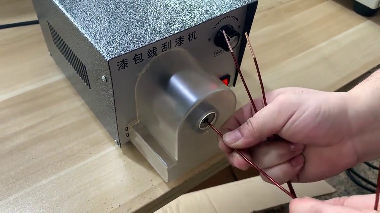 Enameled Copper Wire Paint Stripper and Scraping Machine