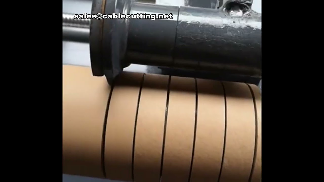 Automatische precisie snijmachine voor papierbuizen & kraftkernen – industrieel cilindersnijden
