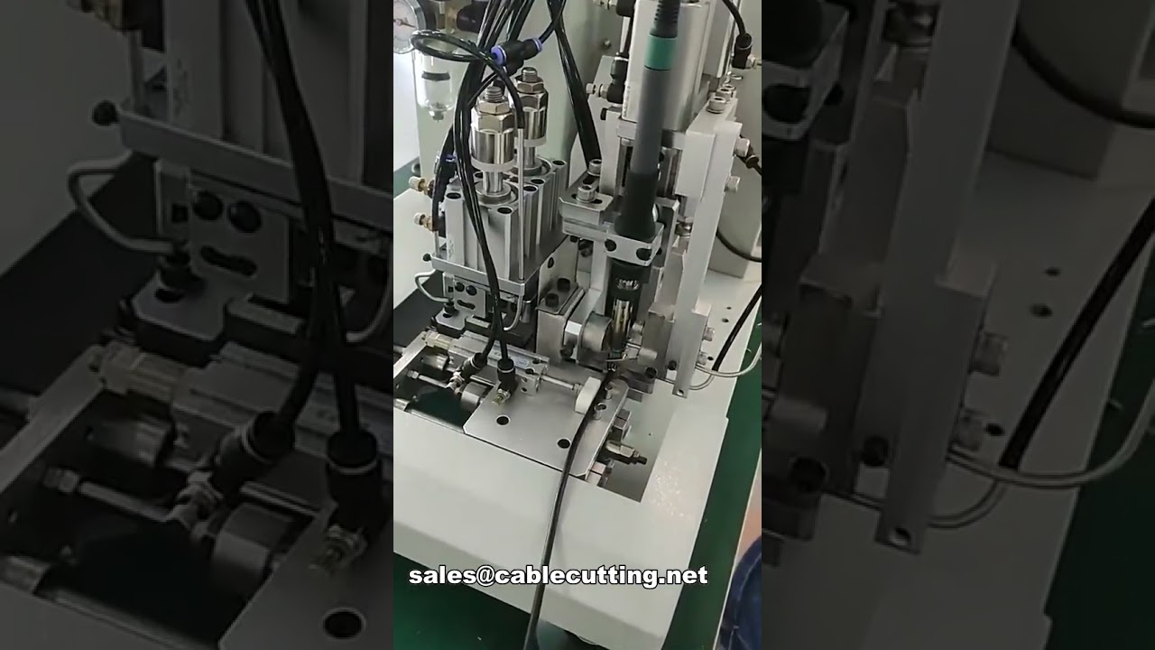 Automatic USB Data Charge Cable Wire Connector Making Machine for Cutting, Stripping, Welding, and Soldering