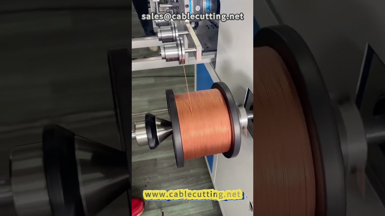 Industriële haspelmachine voor gevlochten koperdraad | Snelle en efficiënte draadverwerking