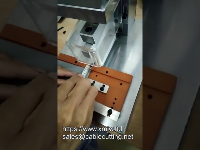 Efficiënte IDC connector krimpmachine voor lintkabelassemblage