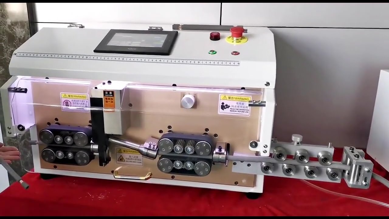 Automatische 35mm² Draadstripmachine - Riemtype met Verstelbare Voor- en Achterstriplengte