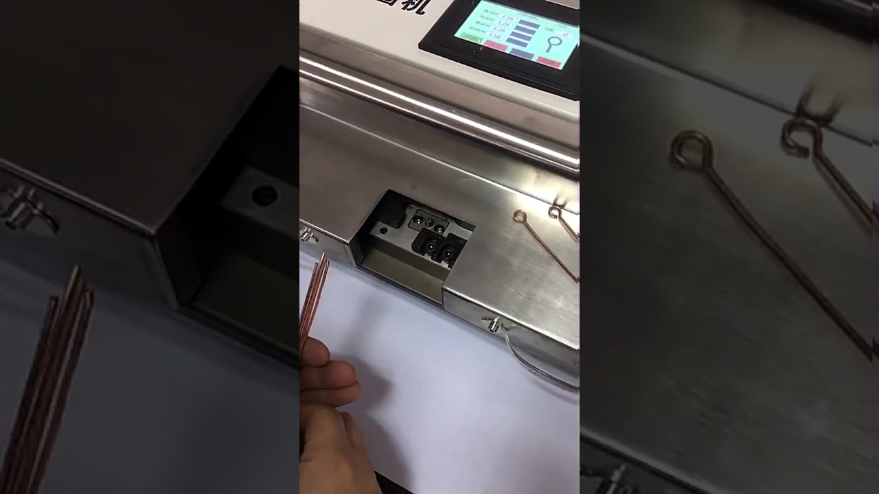 Precisie haaklus- en boogbuigmachine voor metalen oren en draadbewerking