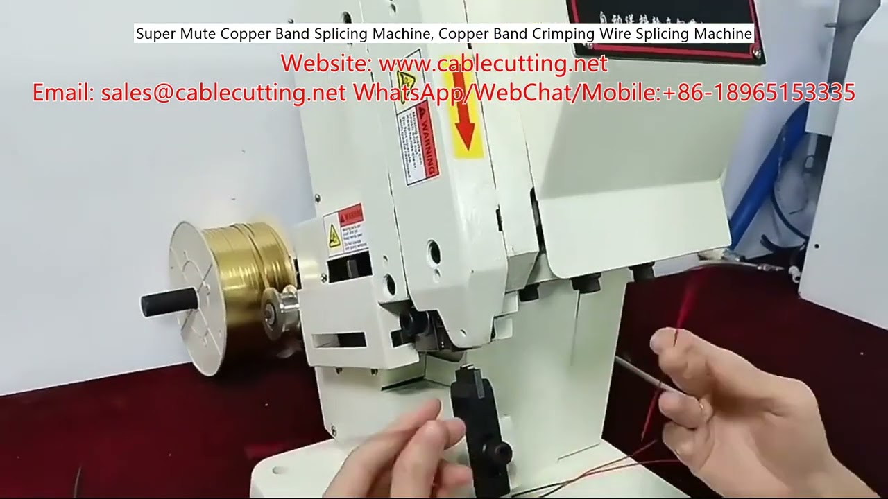Super-Mute Copper Band Splicing and Crimping Machine