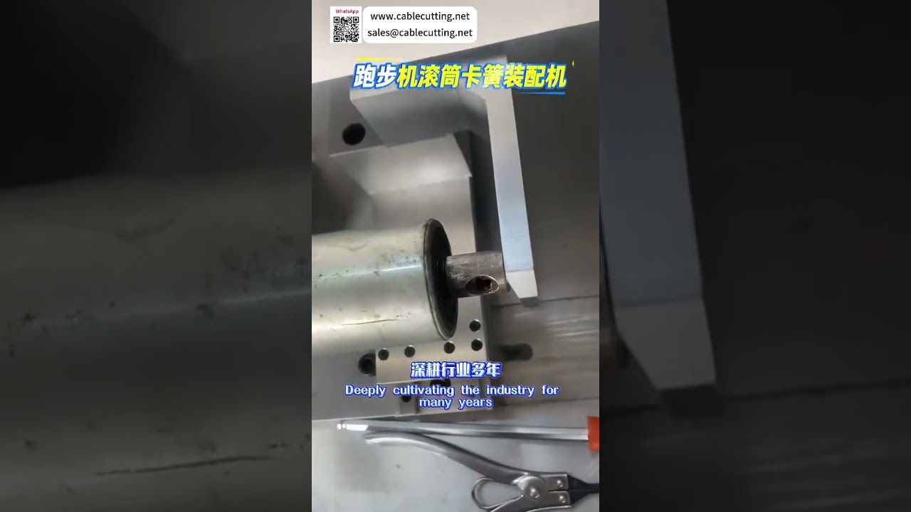 Hoogefficiënte op maat gemaakte loopbandrol circlip assemblage machine - Automatische productielijn