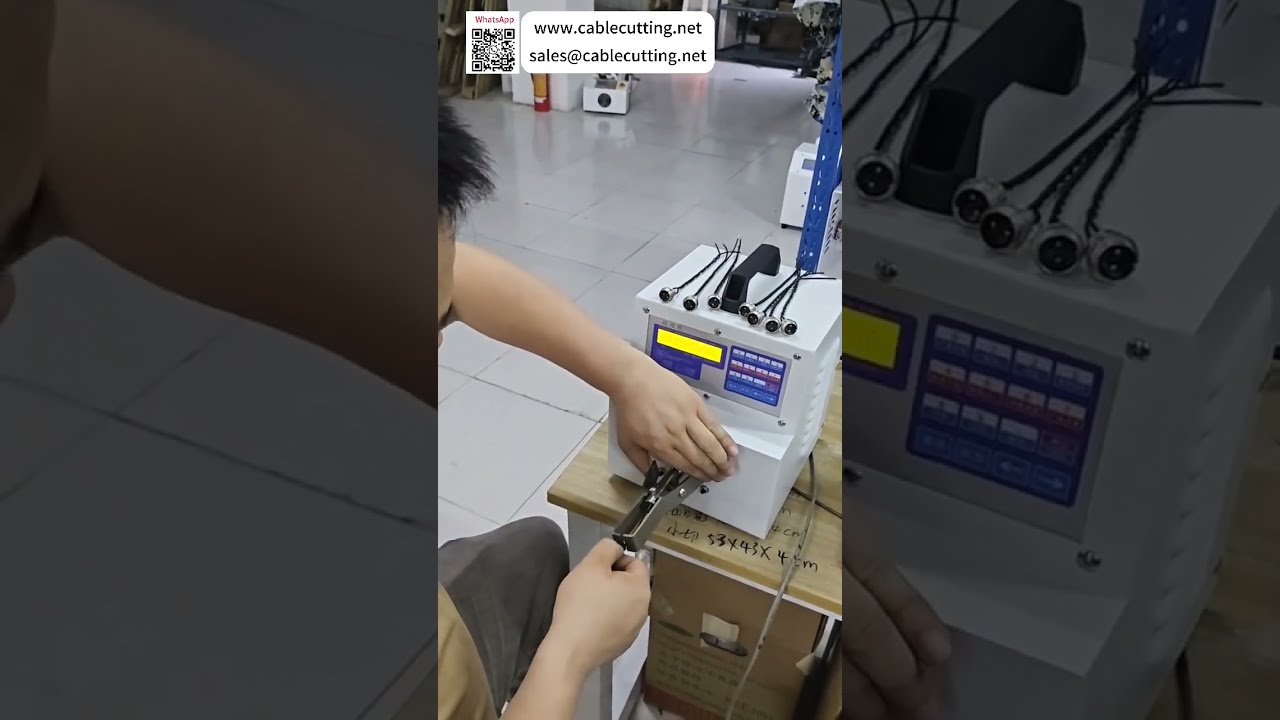 Zware draad twist- en wikkelmachine op maat – verlengde 50mm bek voor dikke kabels