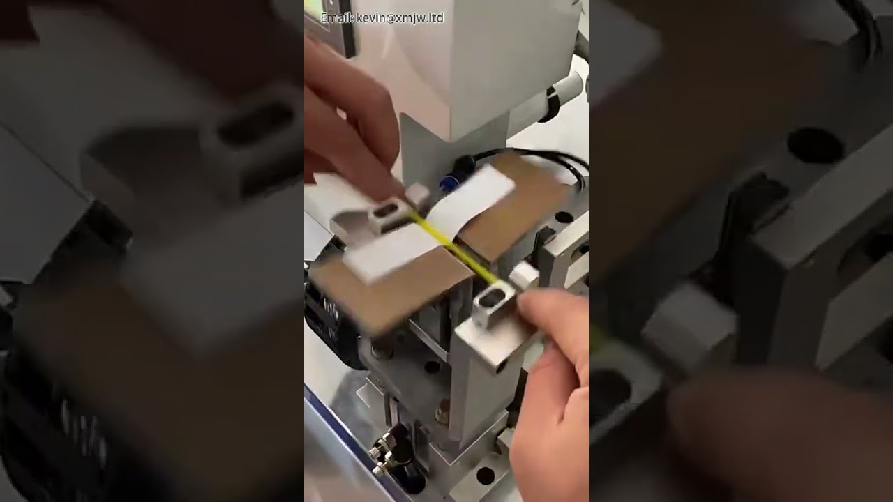 Wire Harness Labeling and Taping Machine for Electric Cable and Power Wire Sticker Folding