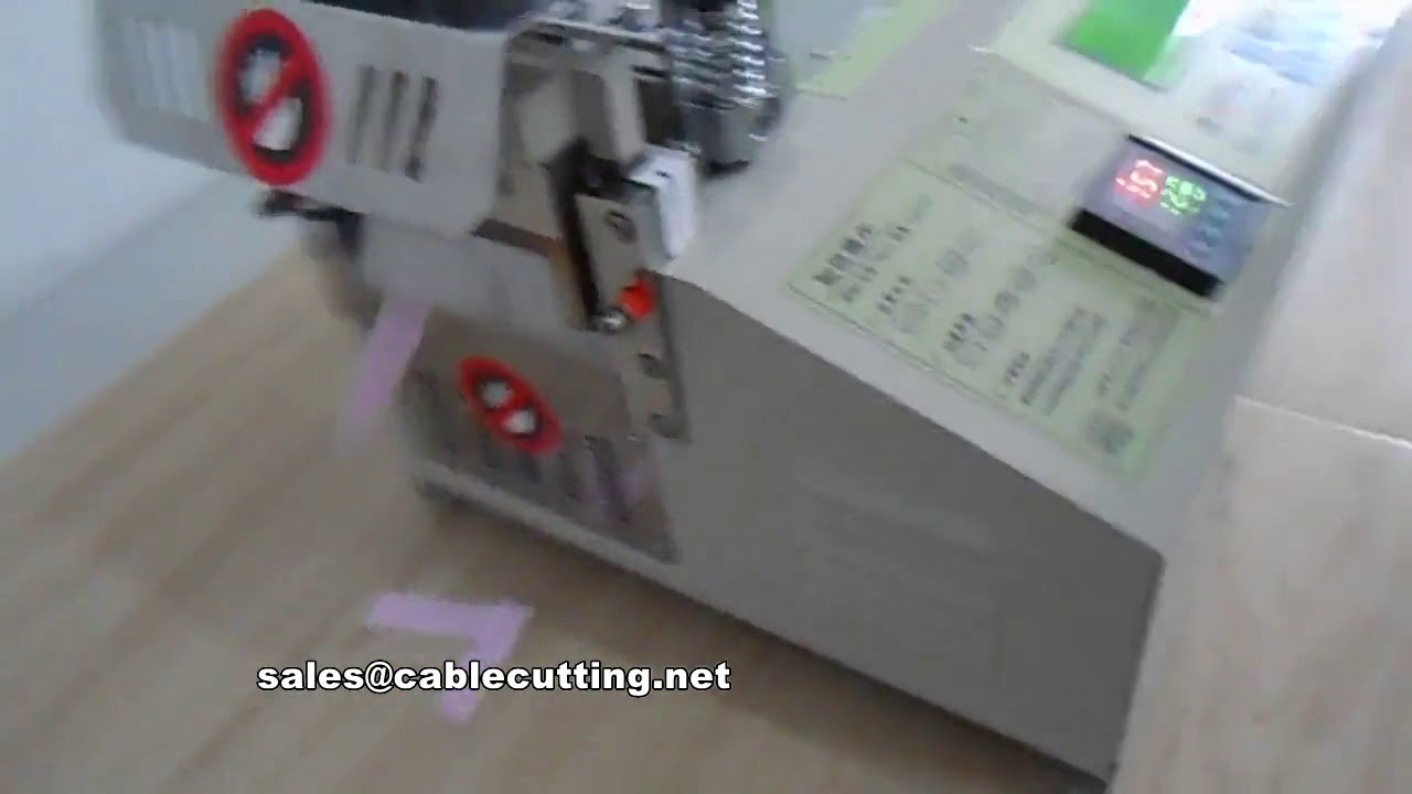 Automatische lintensnijmachine met warm en koud mes – dunne polyester linten precies snijden