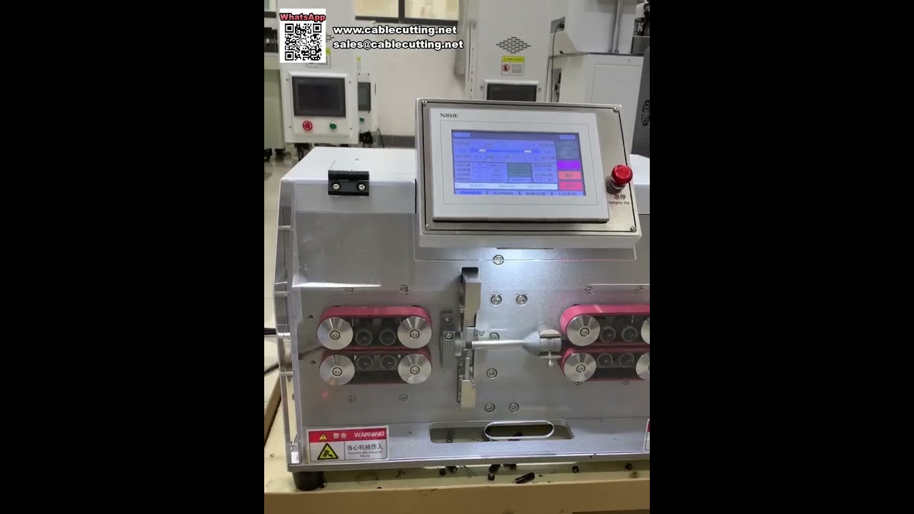 Geautomatiseerde draadsnijmachine met computerbesturing – één druk op de knop voor stabiele en snelle kabelverwerking
