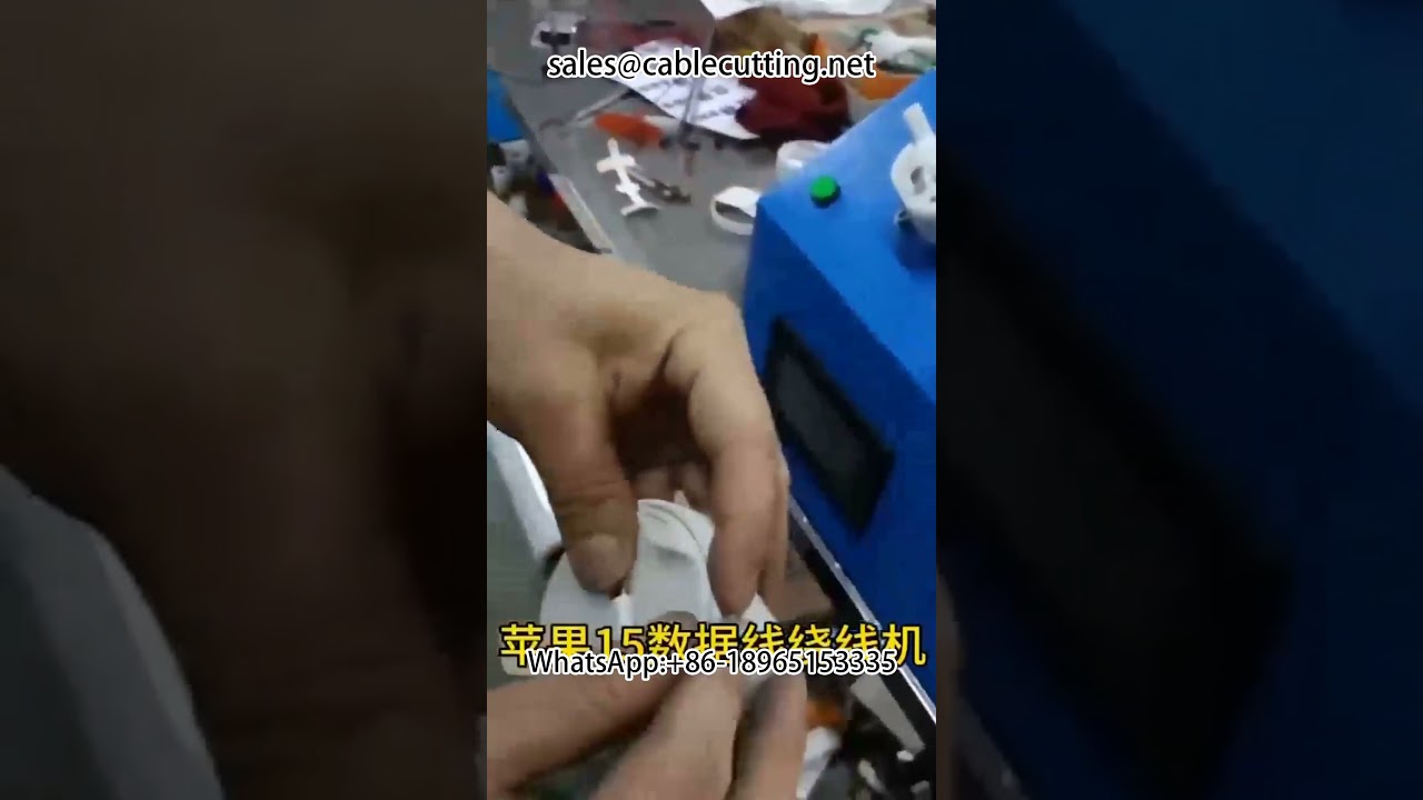 Automatische papieren kaart wikkelmachine voor Apple datakabels - DIY & auto